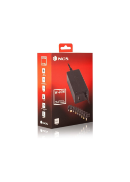 CARREGADOR NGS UNIVERSAL LAPTOP W70W