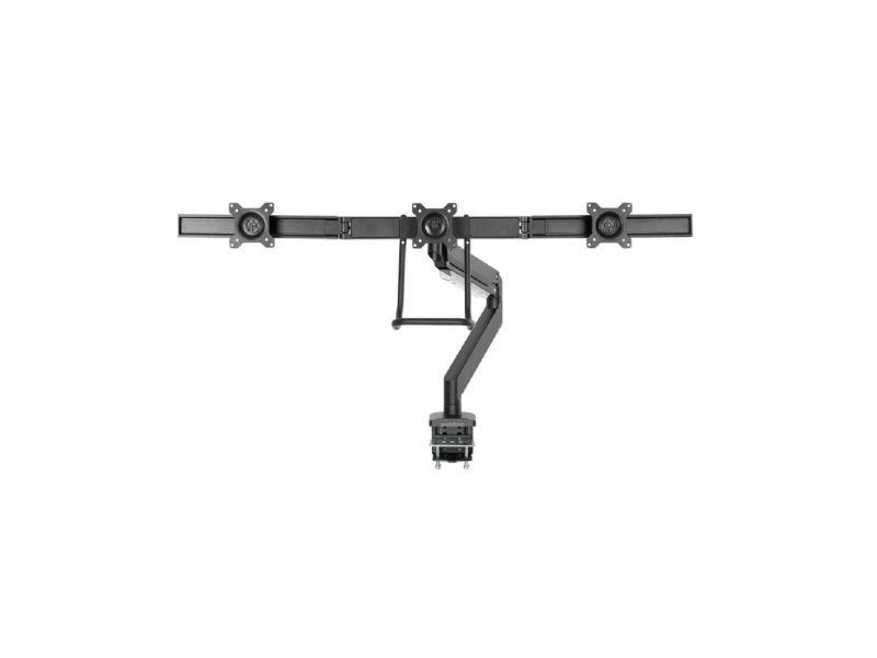 SUPORTE 3 MONITORES NAPOFIX 17" A 27" HORIZONTAL