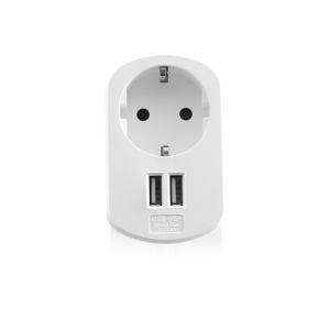 CARREGADOR EWENT 34A 2 USB BRANCO SCABO