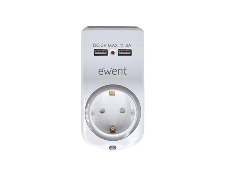 CARREGADOR EWENT 24A 4 EM 1 BRANCO SCABO
