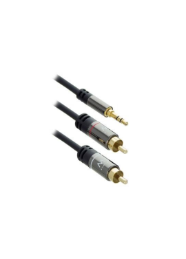 CABO AUDIO EWENT 35MM M TO 2X RCA 15M