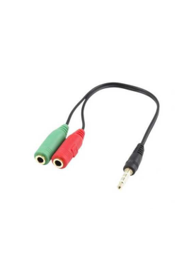 ADAPT AUDIO EWENT 1X35MM M PARA 2X35MM F
