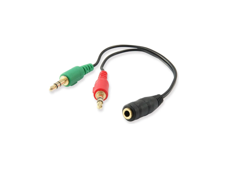 ADAP AUDIO EWENT 1X35MM M PARA 2X35MM F